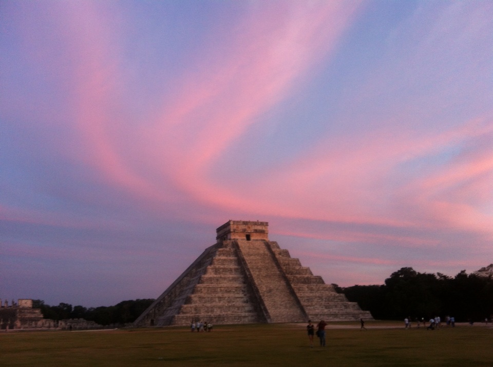 Atardecer en Chichén Itzá