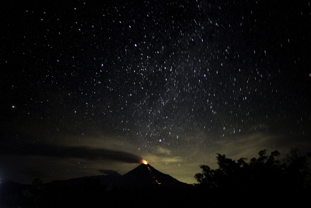 Volcán de fuego Colima